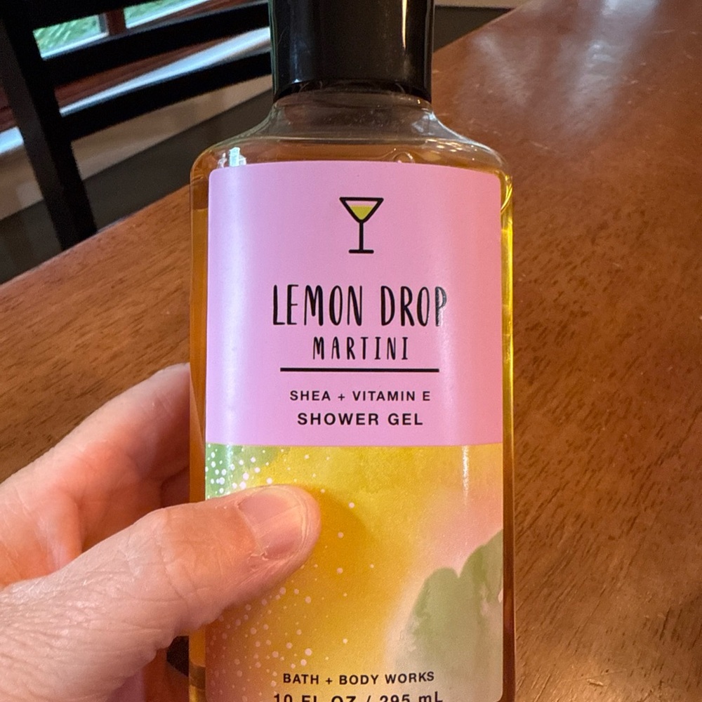 Bath & Body Works Lemon Drop Martini Shower Gel - Yellow & Pink